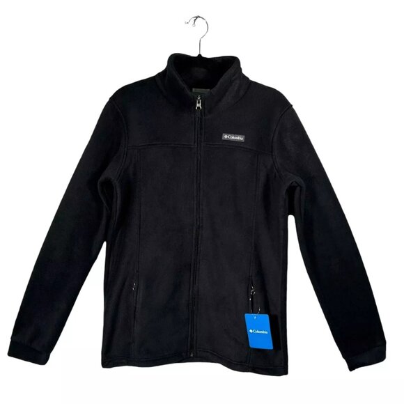 Columbia Other - Columbia Youth Boy's/Girl's Full Zip Fleece Jacket Size 18-20 (XL) Solid Black